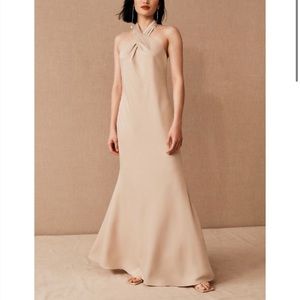 Bhldn Bridesmaid Dress - Ruby Satin Charmeuse